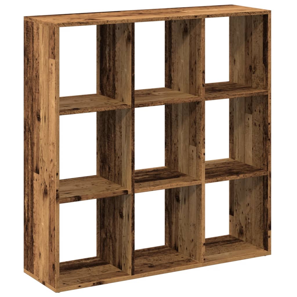 Bücherregal Weiß 137,5x29x137,5 cm Holzwerkstoff