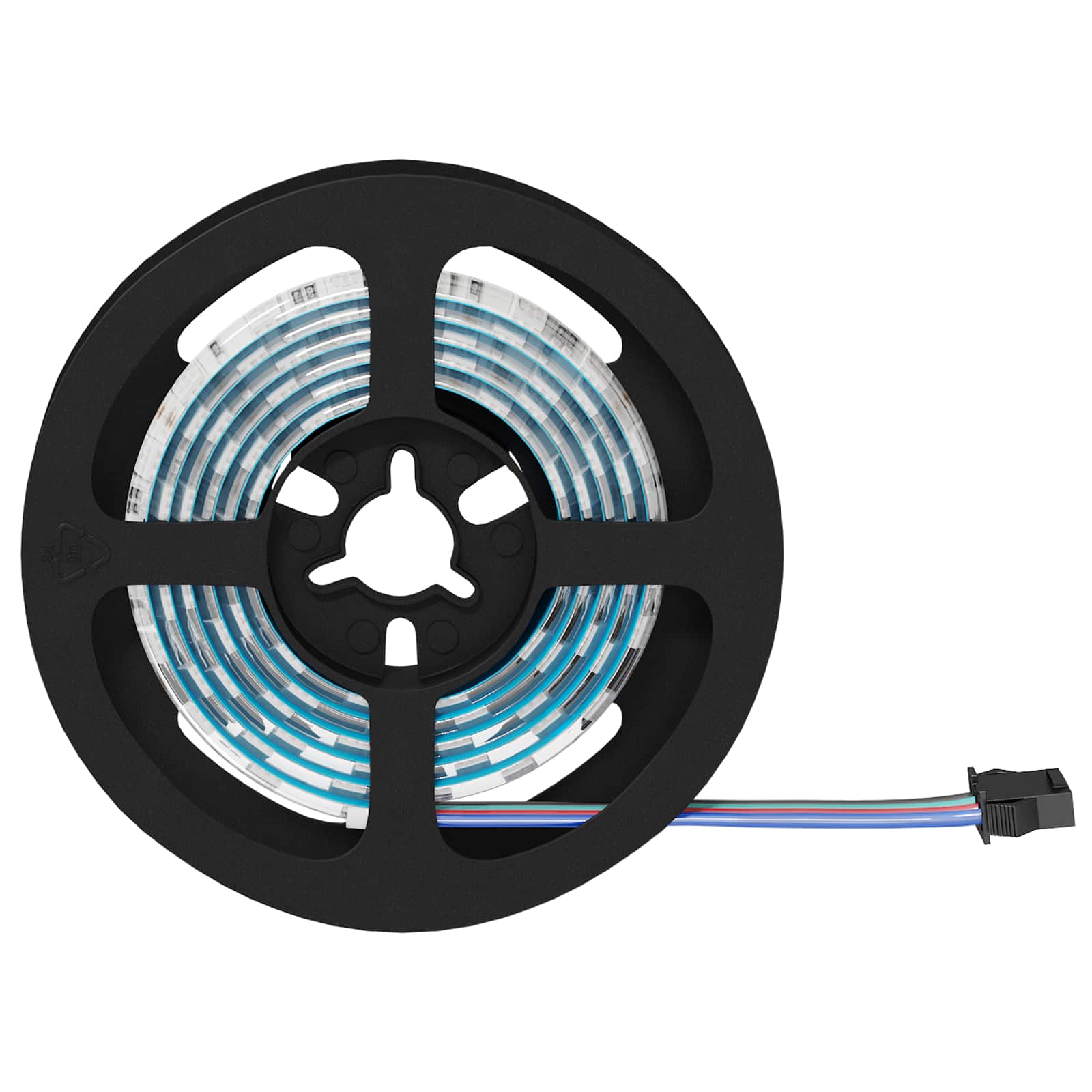 LED Streifen 2 pcs Schwarz und Transparent 3000 mm