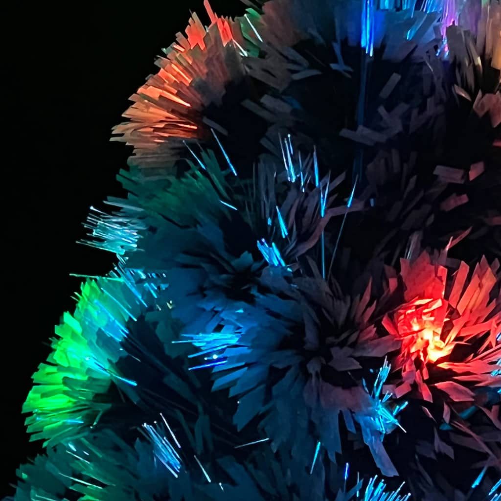 Vorbeleuchteter Weihnachtsbaum mit Ständer und LED 150 cm Glasfaser