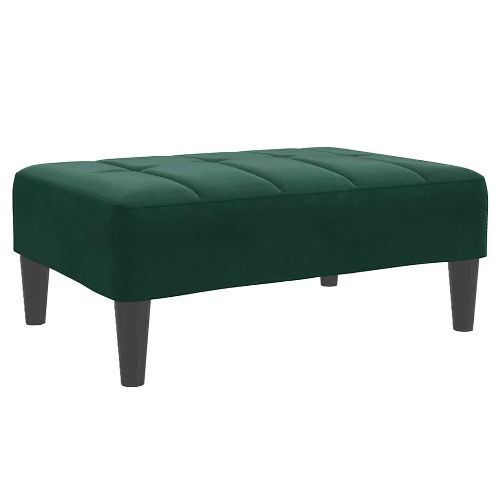 Fußhocker Blau 77x55x31 cm Samt