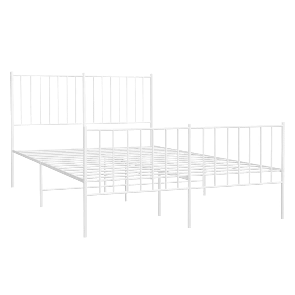 Bettgestell Metall Schwarz 75x190 cm