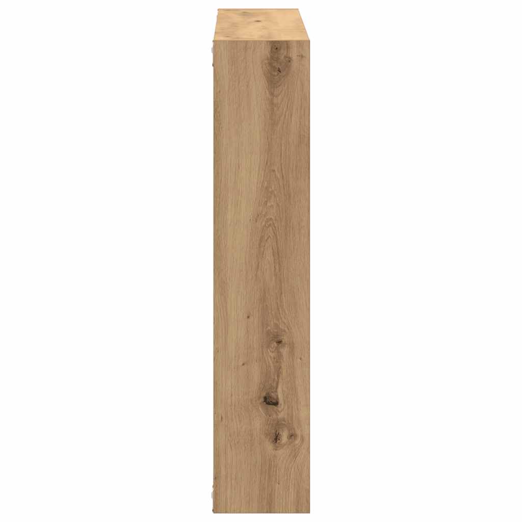 Wandregal Weiß 90x16x78 cm Holzwerkstoff