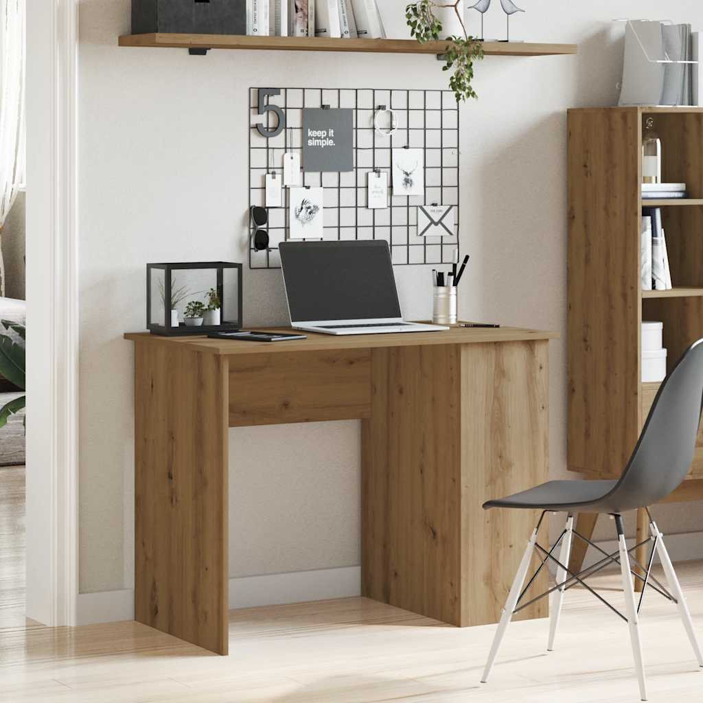 Schreibtisch Weiß 100x55x75 cm Holzwerkstoff