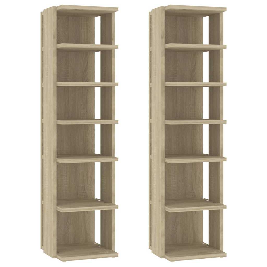 Schuhschrank Weiß 27,5x27x102 cm Holzwerkstoff
