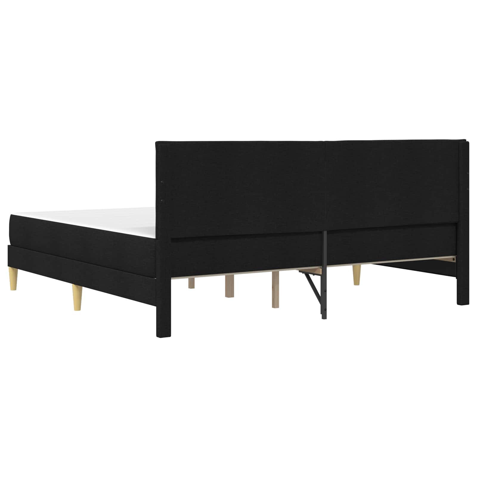 Bettrahmen Hellgrau 80 x 200 cm Polyester