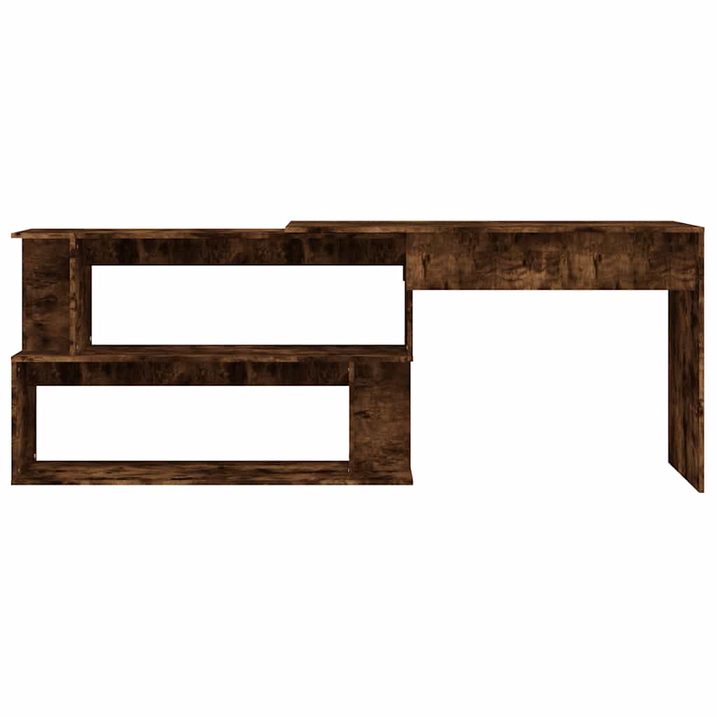 Eckschreibtisch Weiß 200x50x76 cm Holzwerkstoff