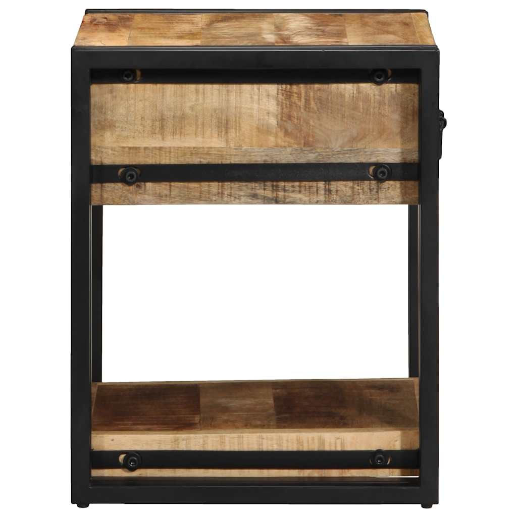 Nachttisch 40 x 35 x 50 cm Massives upgecyceltes Holz