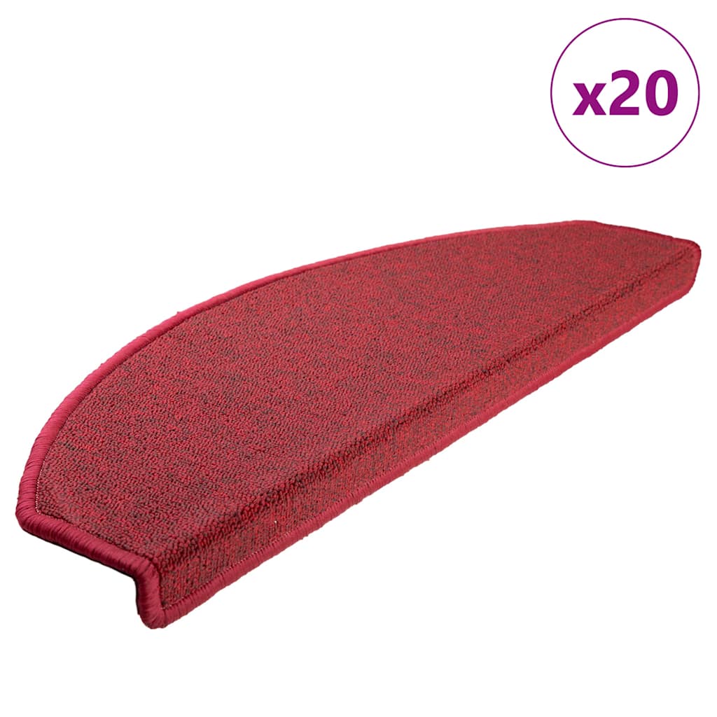 Stufenmatten 15 Stk. 56x17x3 cm Anthrazit Halbrund