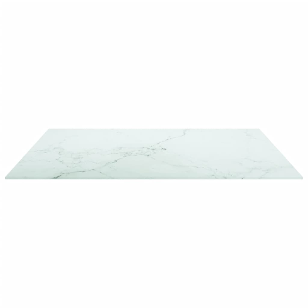 Tischplatte aus gehärtetem Glas quadratisch 700x700 mm