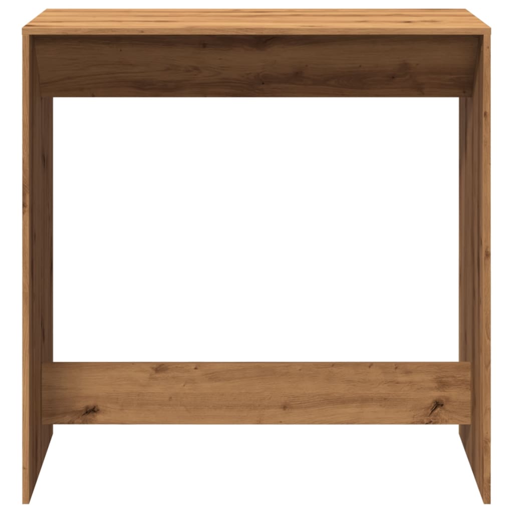 Bartisch Schwarz Eichen-Optik 102 x 50 x 103,5 cm Holzwerkstoff