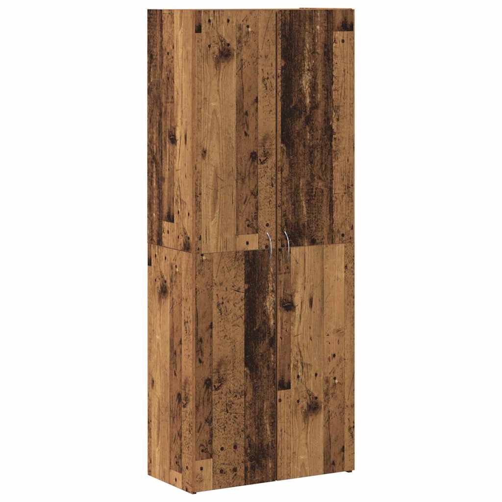 Aktenschrank Weiß 60x32x153 cm Holzwerkstoff