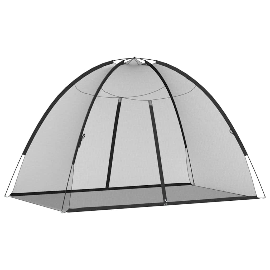 Moskito-Netzzelt Mongolisch 220 Schwarz 200x120x130 cm
