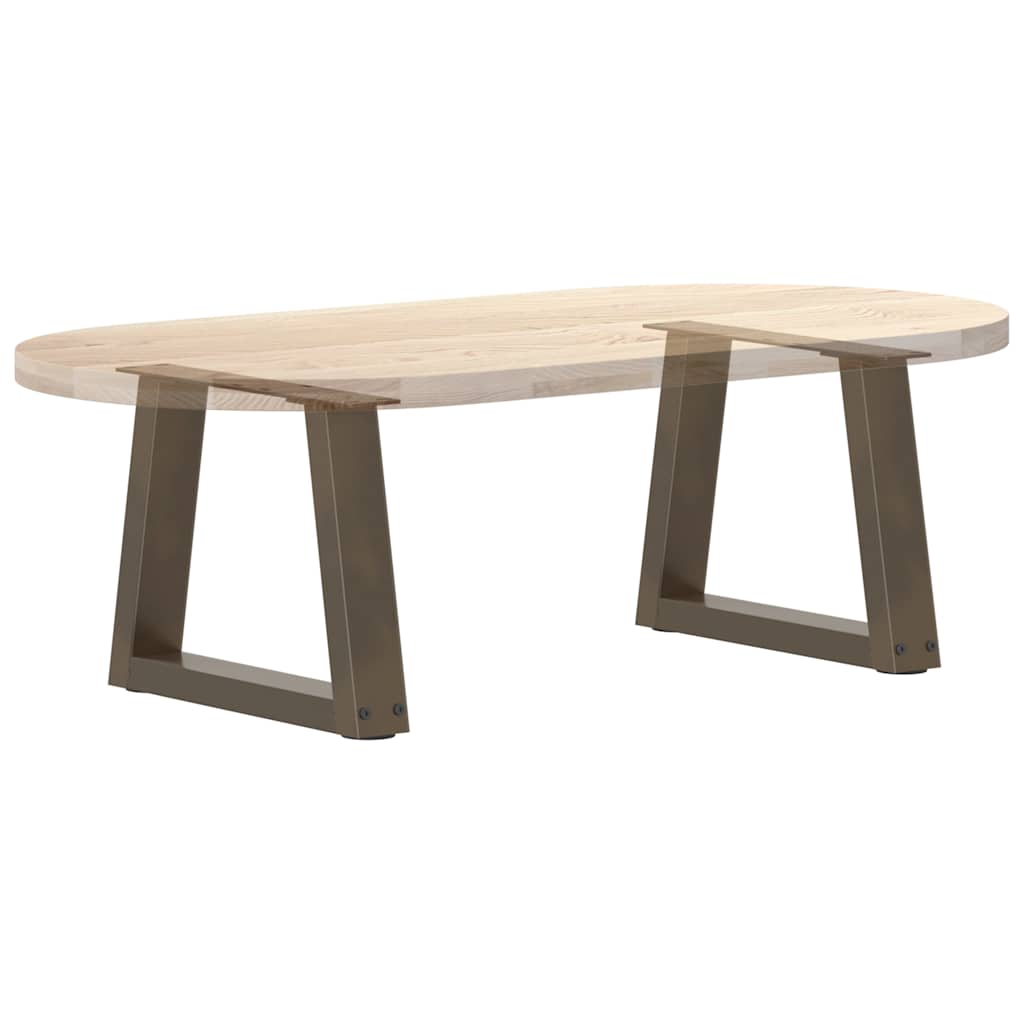 Couchtischbeine V-Form 2 Stück Schwarz 30x(30-31,3) cm Stahl