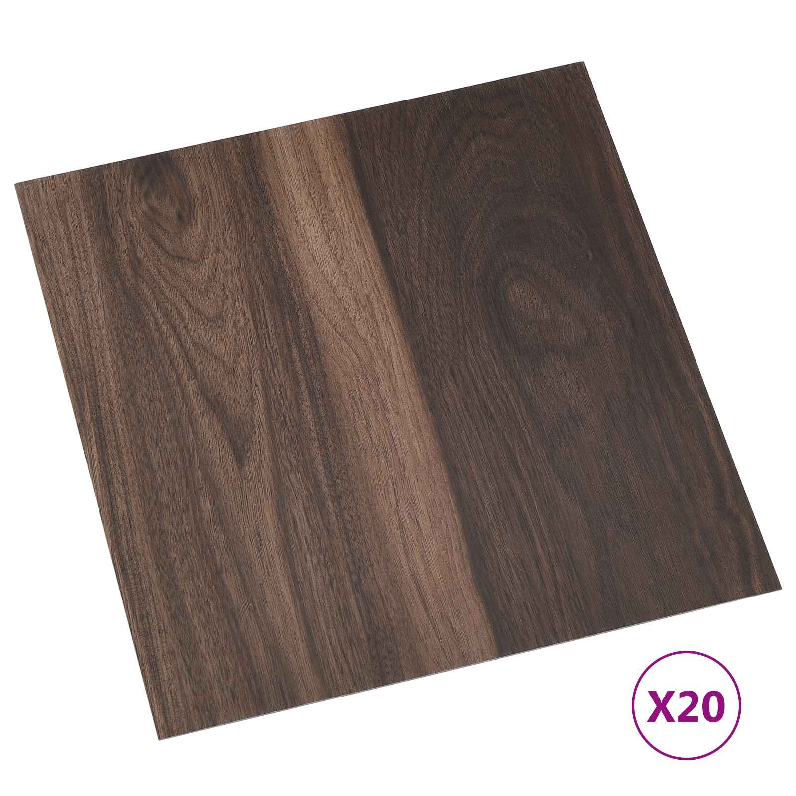 Selbstklebende Bodenplanken 30,5 x 30,5 cm 20 pcs PVC Betongrau