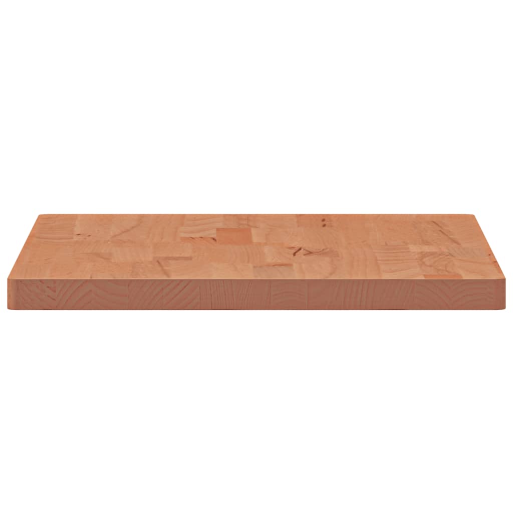 Tischplatte 80x40x1,5 cm Rechteckig Massivholz Buche