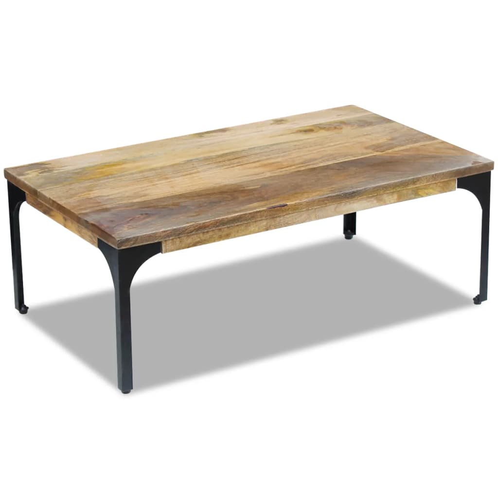Couchtisch 100x55x35 cm Massivholz Mango