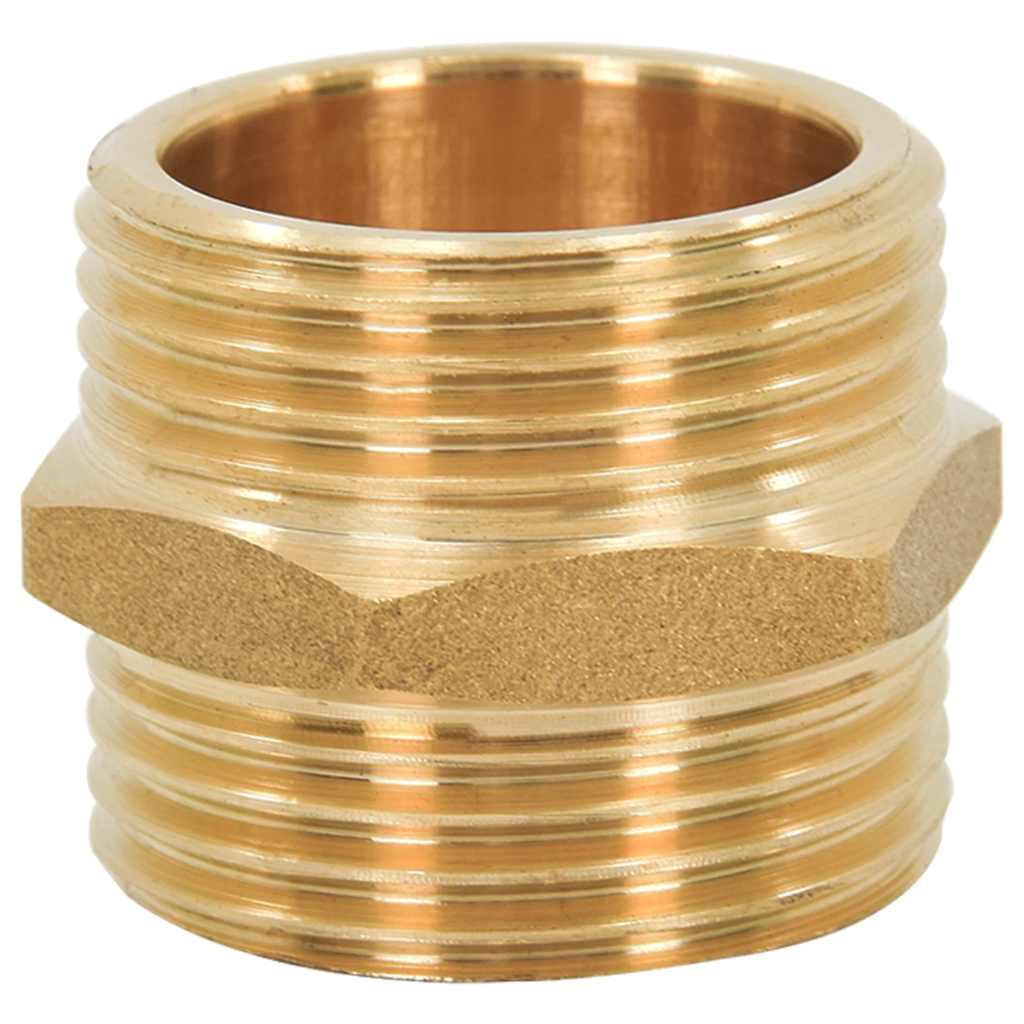 Saugschlauch mit Messing-Anschlüssen Grün 1,1" 3 m PVC