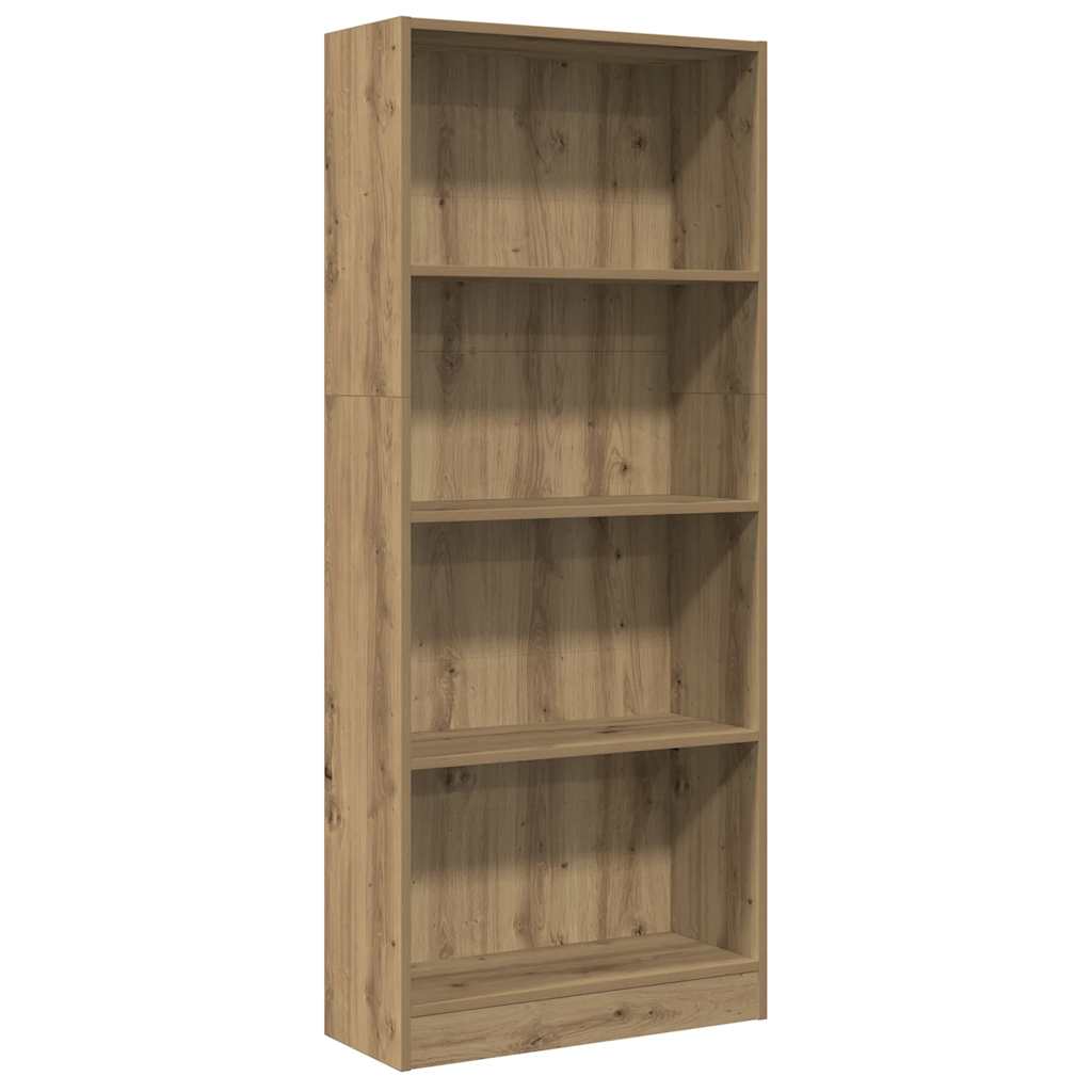Bücherregal Weiß 40x24x75 cm Holzwerkstoff