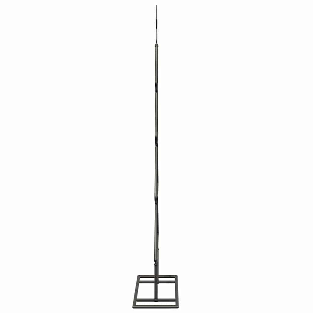 Metall Weihnachtsbaum mit Ständer Schwarz 60 cm Stahl