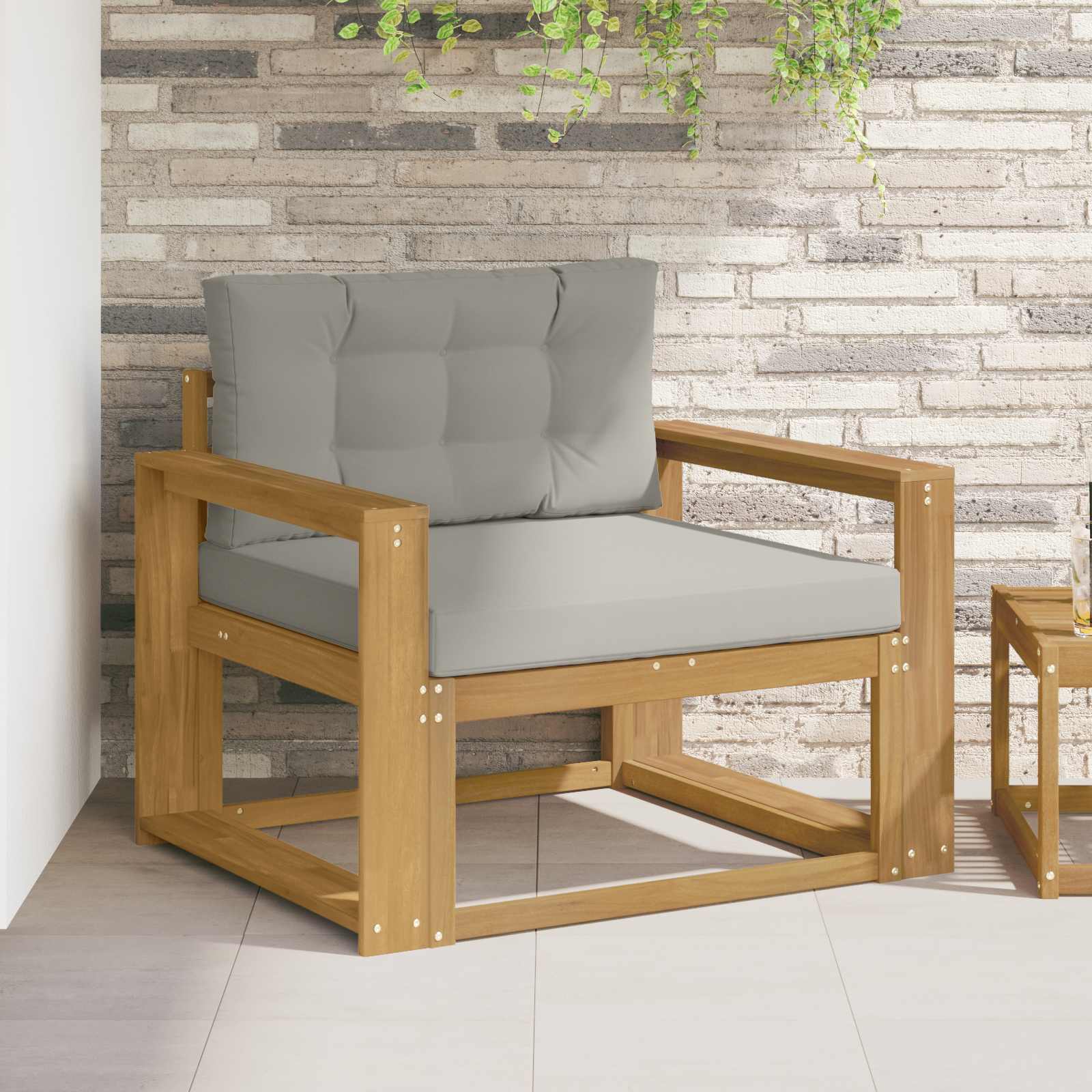 Outdoor Mittelsofa Natur