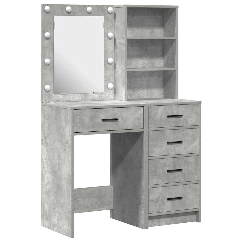 Schminktisch 2 pcs Weiß 50 x 41 x 135 cm Holzwerkstoff