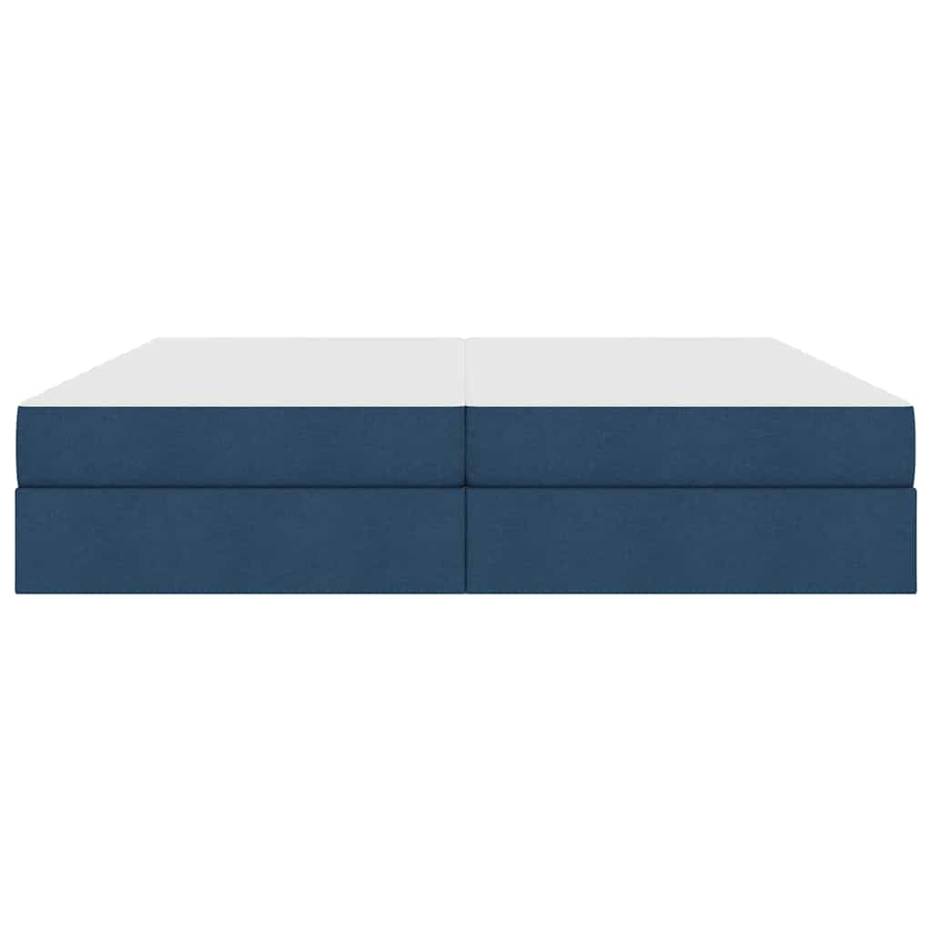 Aufbewahrungsbett mit Matratze Hellgrau 90 x 190 cm Polyester