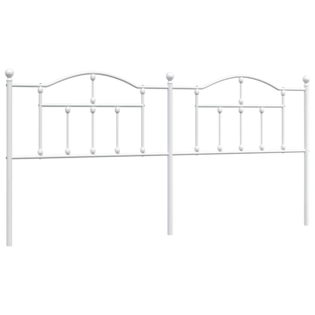 Ersatz-Kopfteil Metall Schwarz 90 cm