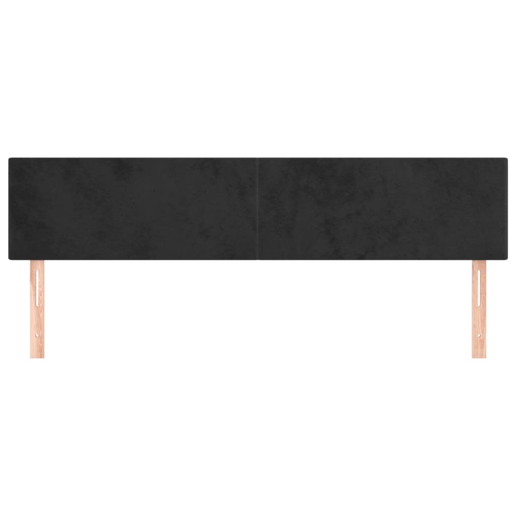 Kopfteil Hellgrau 80x5x118/128 cm Samt