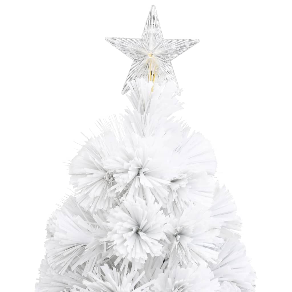Vorbeleuchteter Weihnachtsbaum mit Ständer und LED 150 cm Glasfaser