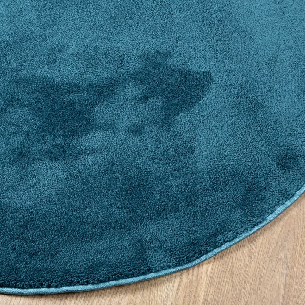 Teppich OVIEDO Kurzflor Anthrazit 120x120 cm