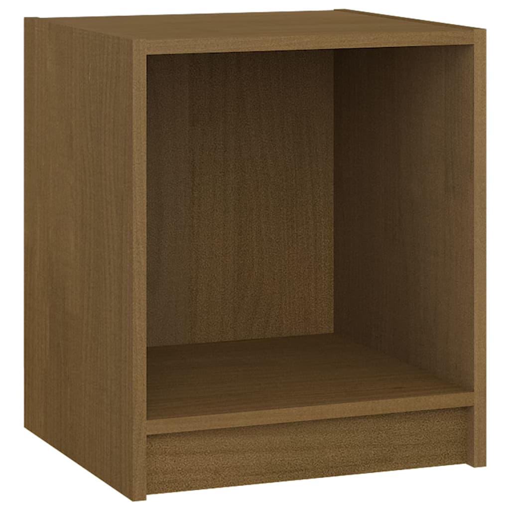 Nachttisch 35,5x33,5x41,5 cm Massivholz Kiefer