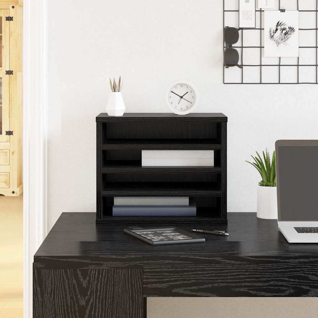 Schreibtisch-Organizer Weiß 36x26x29,5 cm Holzwerkstoff