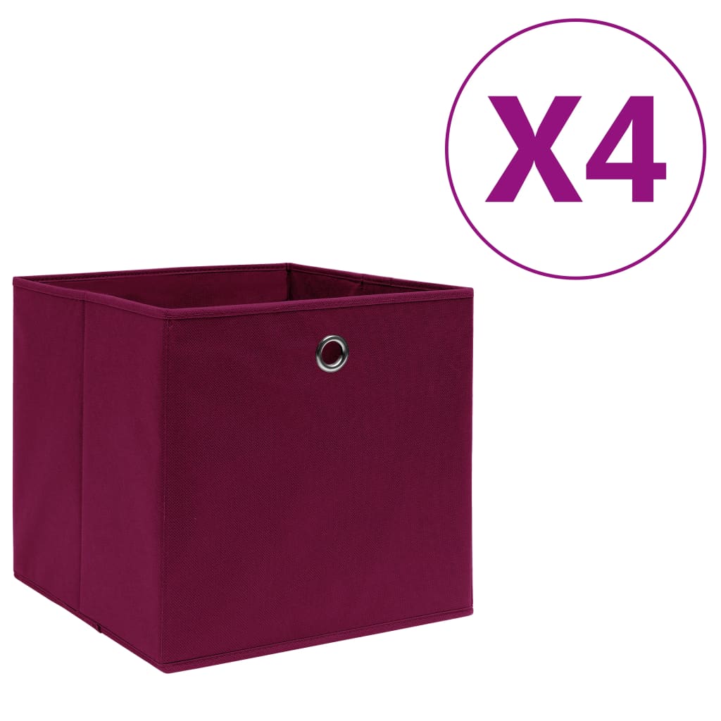 Aufbewahrungsboxen mit Deckeln 10 Stk. 28x28x28 cm Schwarz