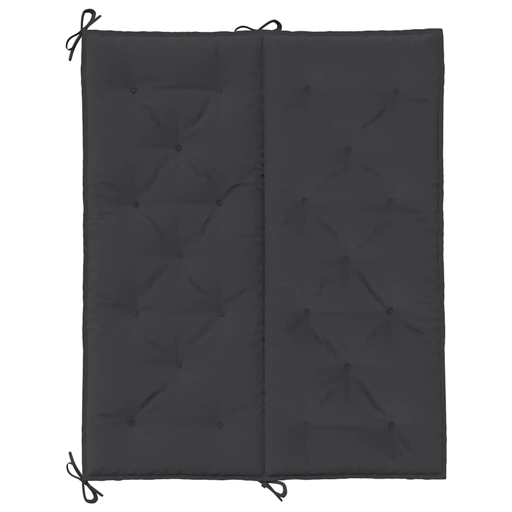 Gartenbank-Auflage Anthrazit 100x(50+50)x7 cm Oxford-Gewebe