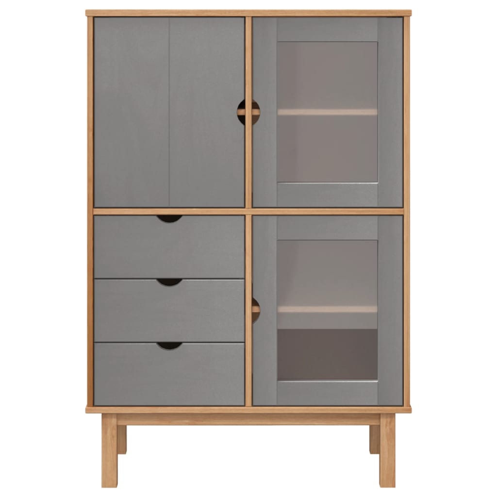 Highboard OTTA 85x43x125 cm Massivholz Kiefer