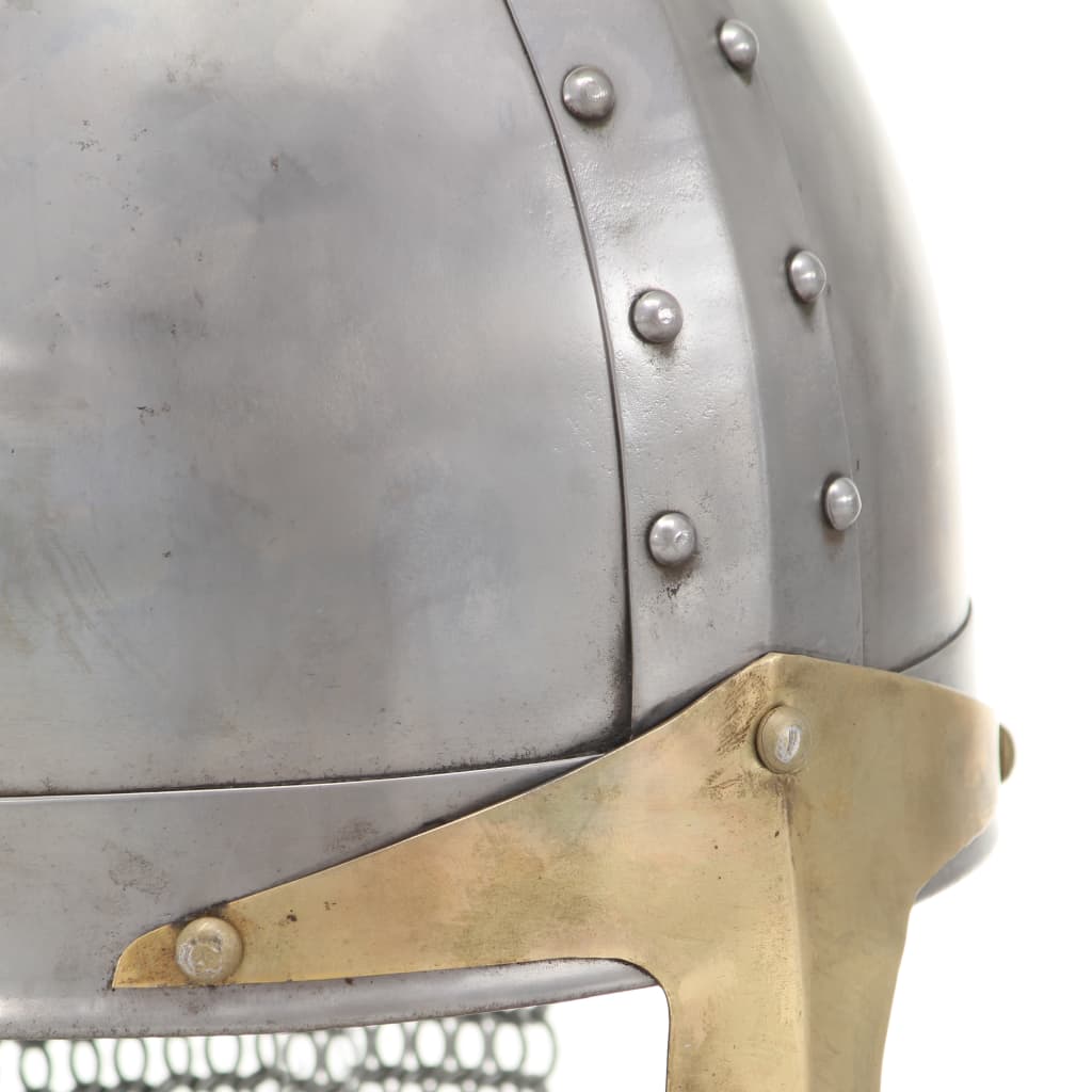 Preußische Pickelhaube Antik Replik für LARP Schwarz Stahl