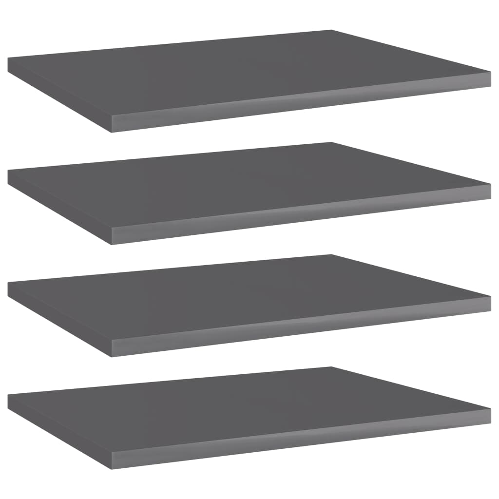 Bücherregal-Bretter 4 Stk. Weiß 40x10x1,5 cm Holzwerkstoff
