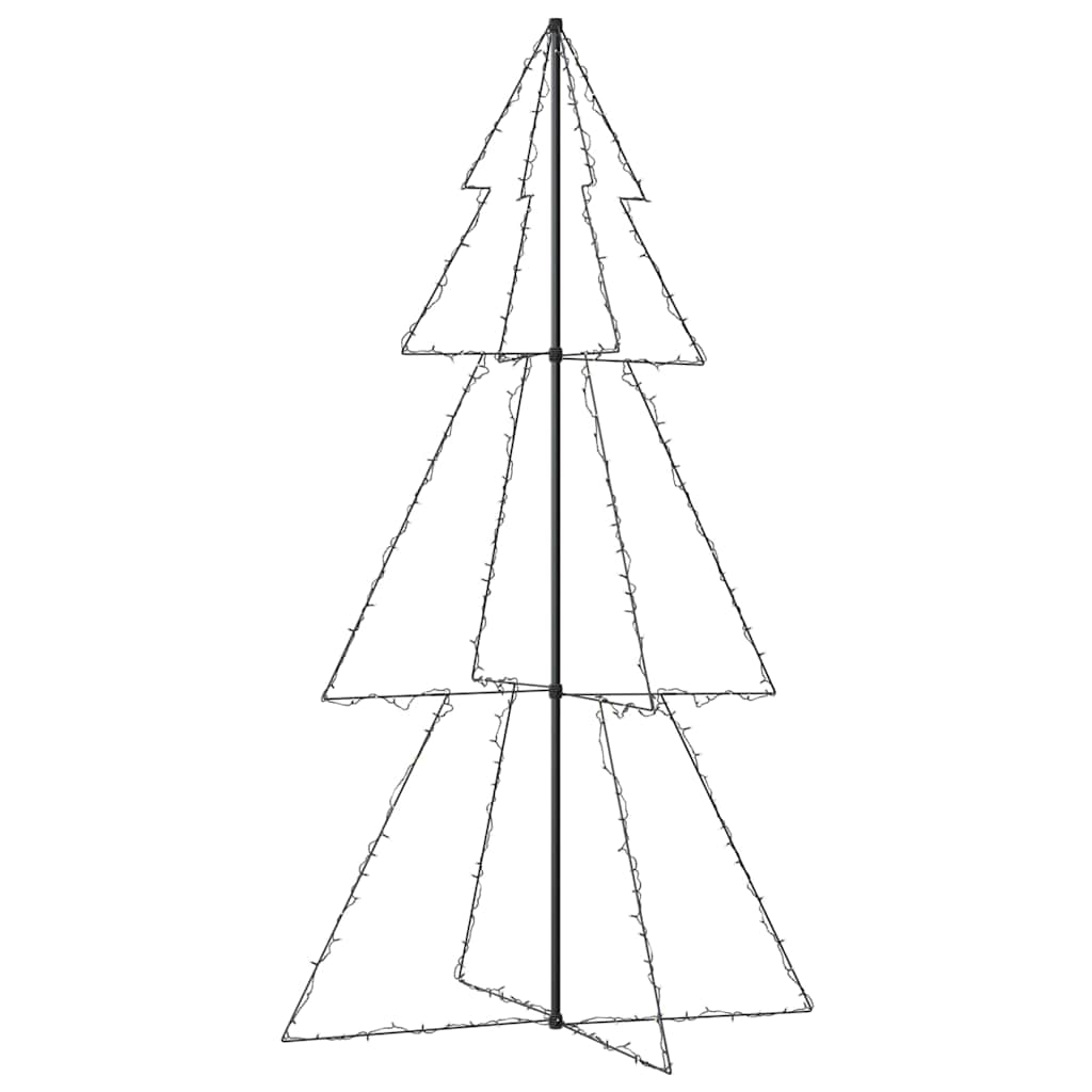 Weihnachtsbaum in Kegelform 160 LEDs Indoor & Outdoor 78x120 cm