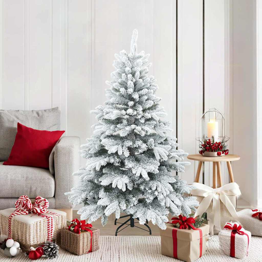 Künstlicher klappbarer Weihnachtsbaum mit Ständer Grün 150 cm