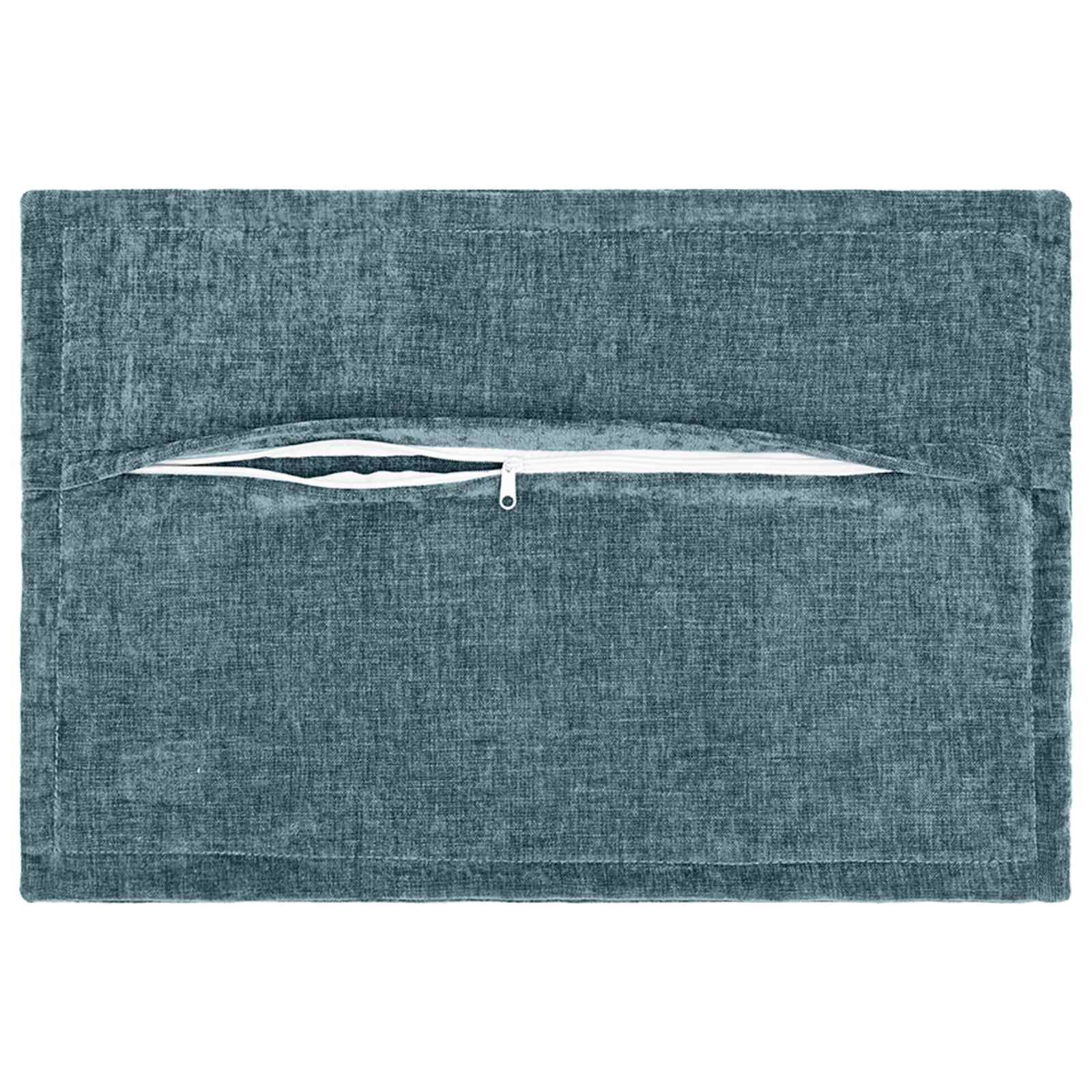 Kissenbezug 2 Stk. HOUTEN Dunkelgrau 30 x 30 cm Chenille-Stoff