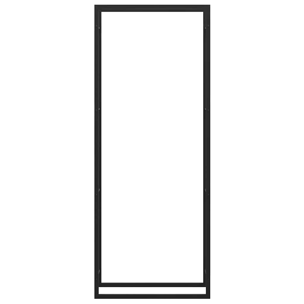 Brennholzregal 50x28x94 cm Edelstahl