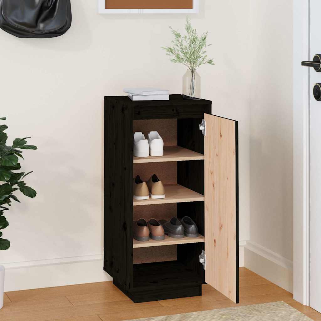 Schuhschrank 35x35x80 cm Massivholz Kiefer