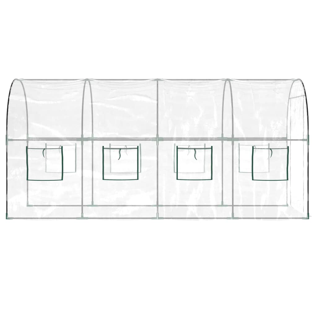 Gewächshaus mit Rahmen 160 x 200 x 192,5 cm PVC Transparent