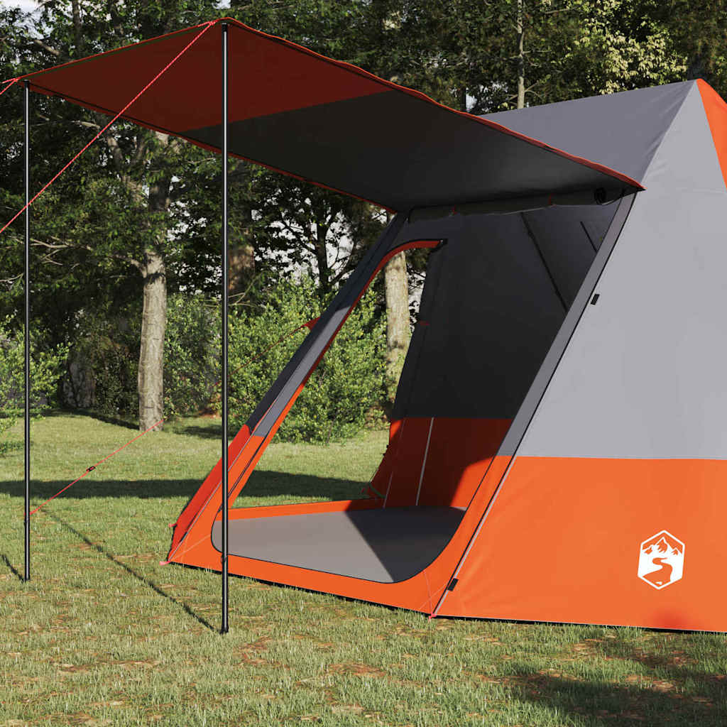 Campingzelt mit Dach mit Speicher Grün 482 x 360 x 227 cm Taft