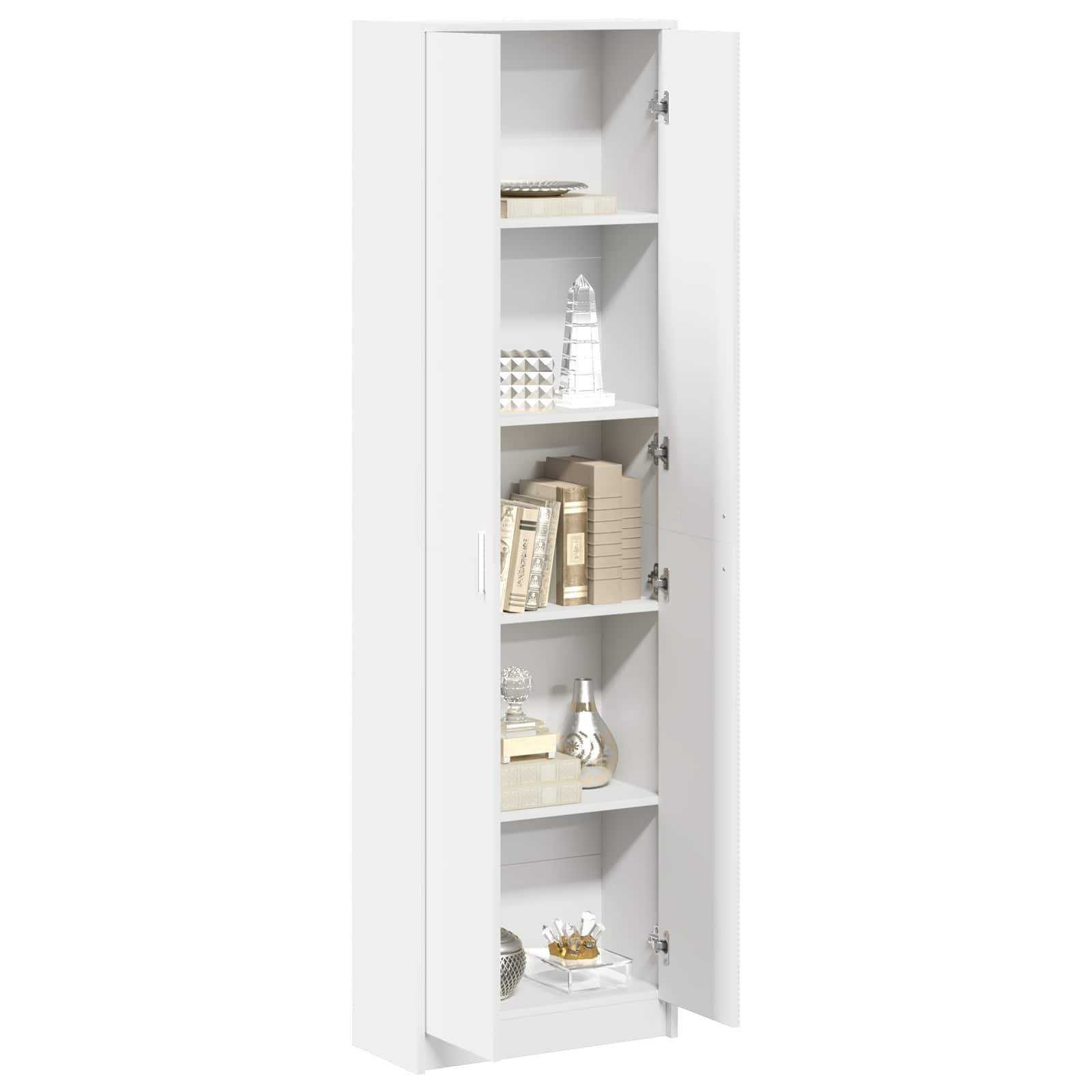 Kleiderschrank mit Regal Schwarz Eichen-Optik 55 x 25 x 189 cm