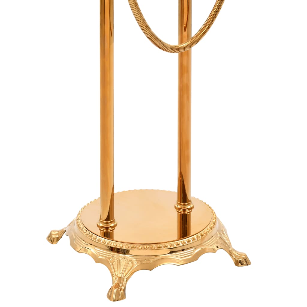 Freistehende Badewannenarmatur Edelstahl 99,5 cm Silbern