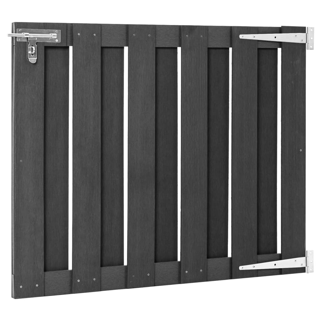 Gartentor WPC 100x112 cm Grau