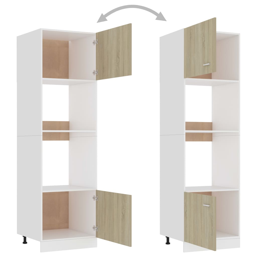Spülenunterschrank Sonoma-Eiche 80x46x81,5 cm Holzwerkstoff