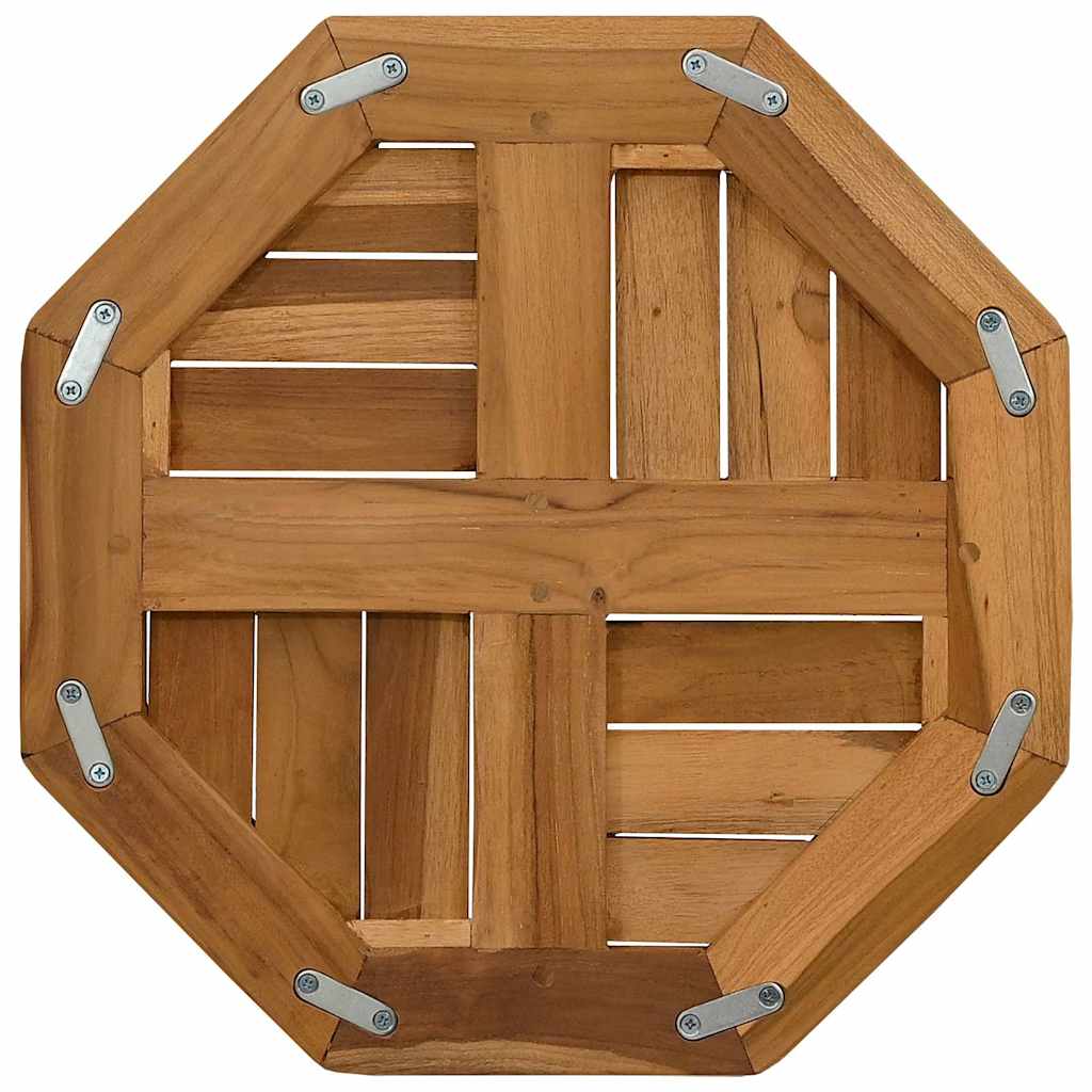 Tischplatte Massivholz Teak Rund 2,5 cm 40 cm