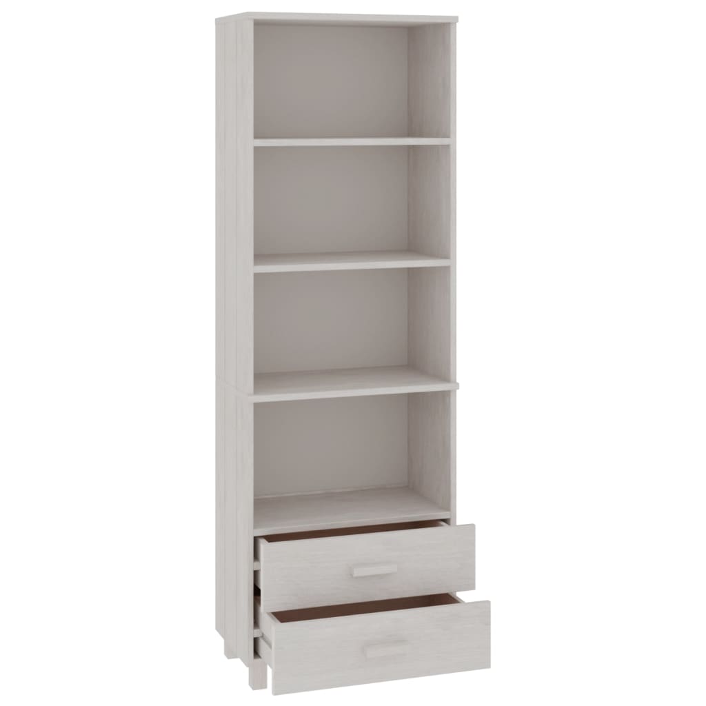 Highboard HAMAR Honigbraun 60x35x180 cm Massivholz Kiefer